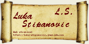 Luka Stipanović vizit kartica